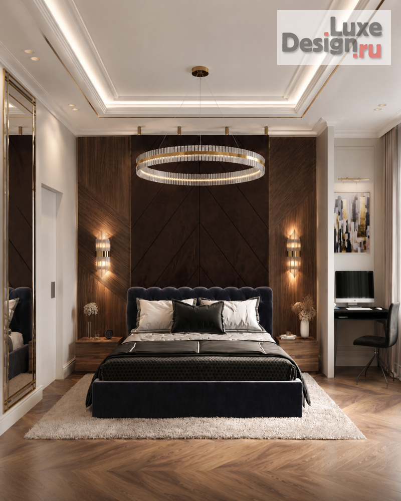Дизайн интерьера квартиры "Современная классика в ЖК «Glorax Premium» — 144 м²" (фото 6) от дизайнера Черный Максим Дизайн интерьера квартиры "Современная классика в ЖК «Glorax Premium» — 144 м²" (фото 6)