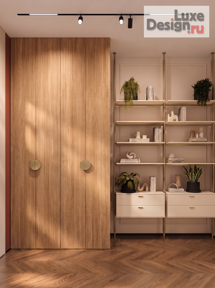 Дизайн интерьера квартиры "Светлая классика с винными акцентами в ЖК «Дом на Бронницкой» — 87 м²" (фото 15) от дизайнера Черный Максим Дизайн интерьера квартиры "Светлая классика с винными акцентами в ЖК «Дом на Бронницкой» — 87 м²" (фото 15)