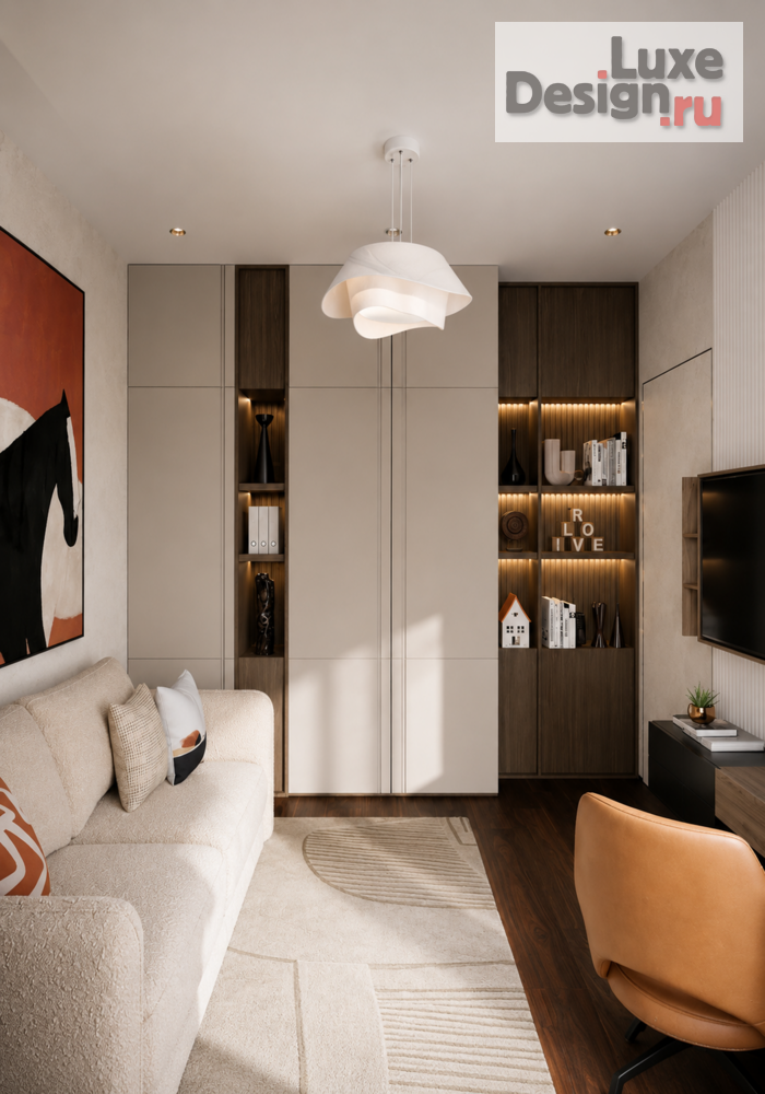 Дизайн интерьера квартиры "Минимализм в ЖК «Остров» — 74 м²" (фото 18)