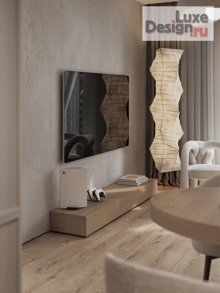 Дизайн интерьера квартиры "Джапанди и ваби-саби в ЖК «Headliner» — 85 м²" (фото 11)