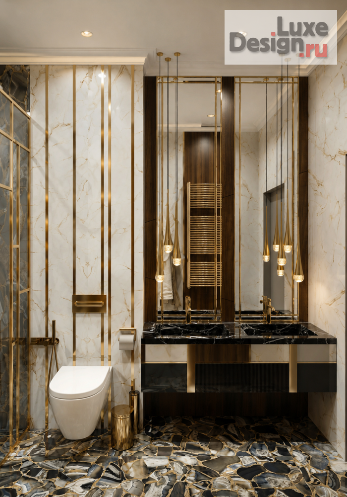 Дизайн интерьера квартиры "Современная классика в ЖК «Glorax Premium» — 144 м²" (фото 13) от дизайнера Черный Максим Дизайн интерьера квартиры "Современная классика в ЖК «Glorax Premium» — 144 м²" (фото 13)