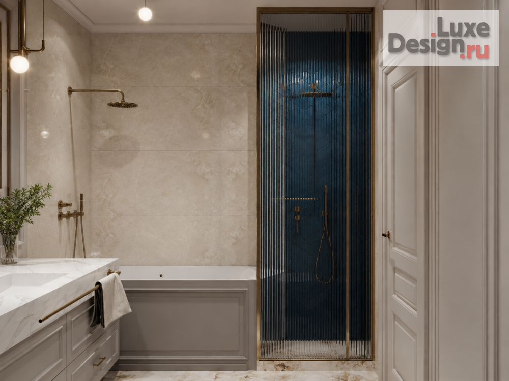 Дизайн интерьера квартиры "Эклектика в ЖК «Куинджи» — 134 м²" (фото 15)