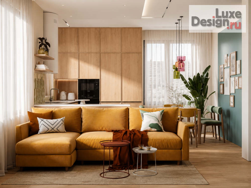Дизайн интерьера квартиры "Яркий современный интерьер в ЖК «Nice Loft» — 102 м²" (фото 1) от дизайнера Черный Максим Дизайн интерьера квартиры "Яркий современный интерьер в ЖК «Nice Loft» — 102 м²" (фото 1)