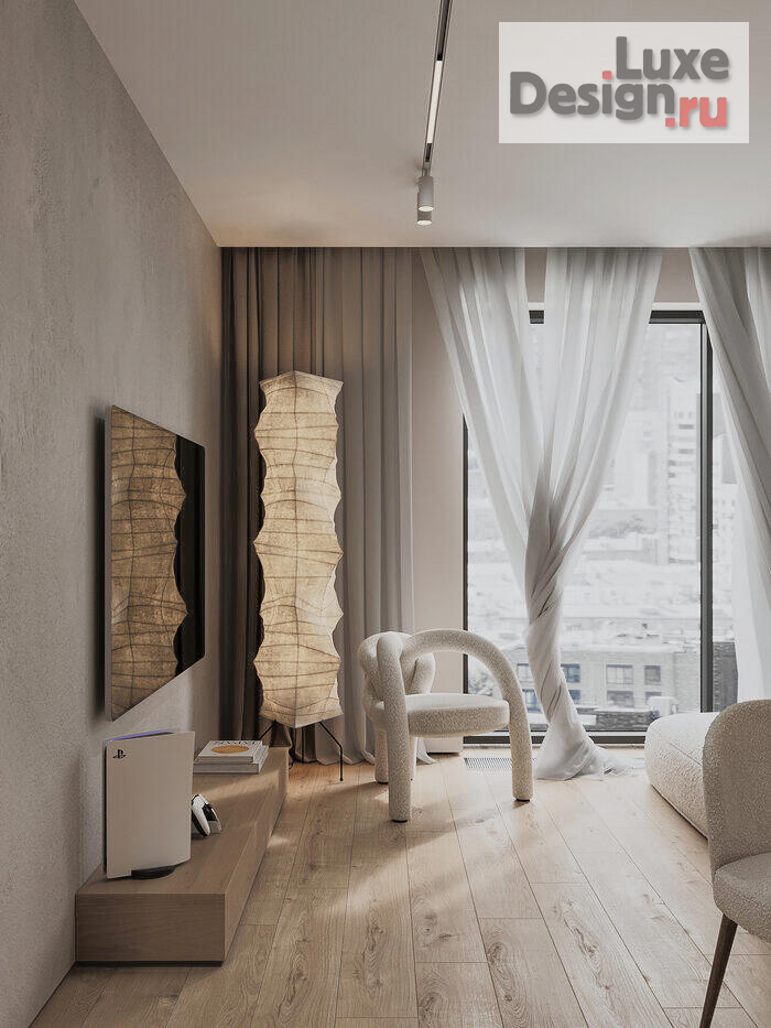 Дизайн интерьера квартиры "Джапанди и ваби-саби в ЖК «Headliner» — 85 м²" (фото 10)