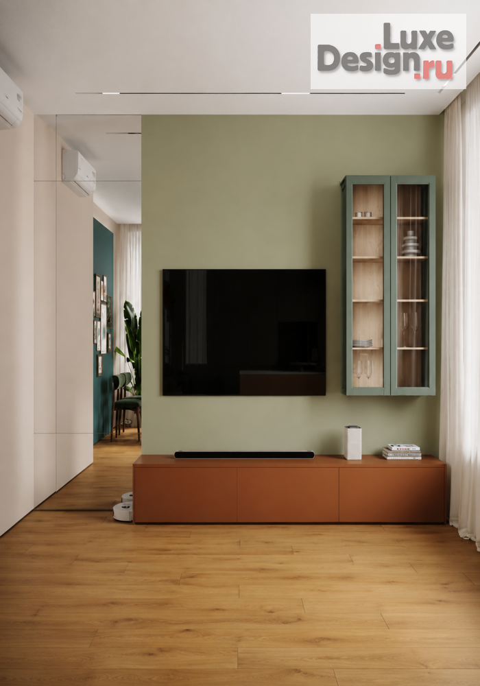 Дизайн интерьера квартиры "Яркий современный интерьер в ЖК «Nice Loft» — 102 м²" (фото 3) от дизайнера Черный Максим Дизайн интерьера квартиры "Яркий современный интерьер в ЖК «Nice Loft» — 102 м²" (фото 3)