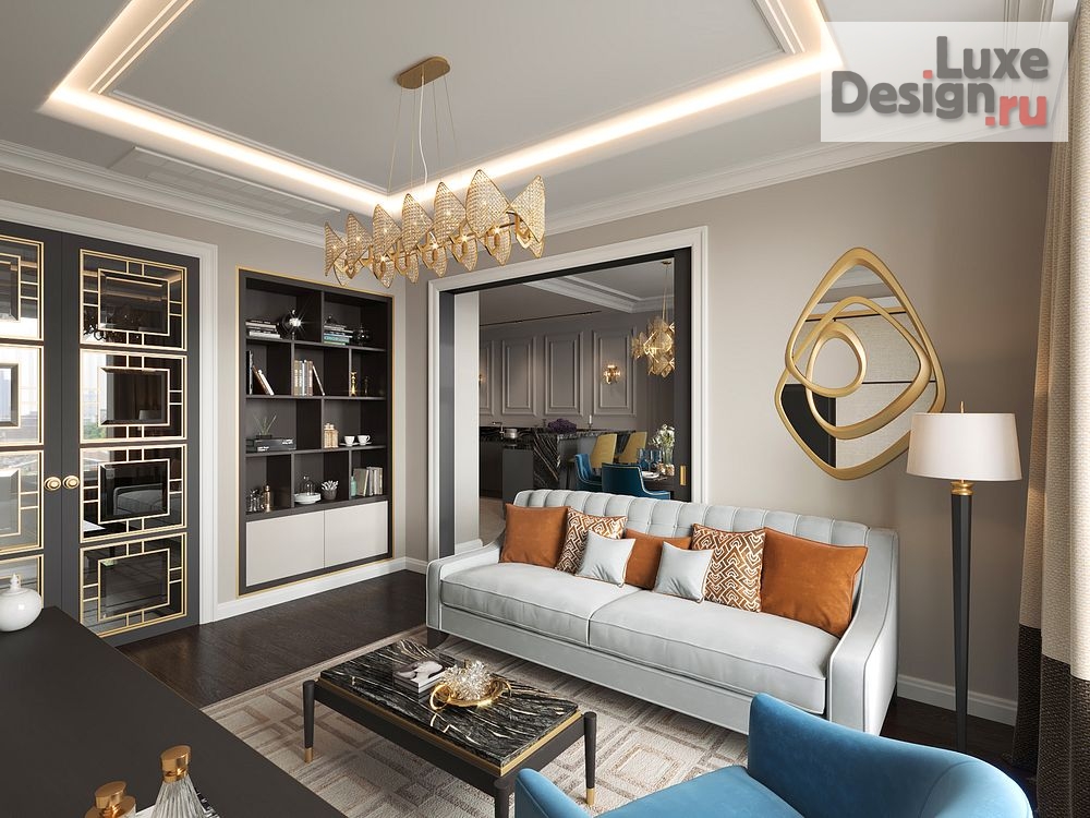 Дизайн интерьера квартиры "Интерьер квартиры в ЖК «Остров»" (фото 1)