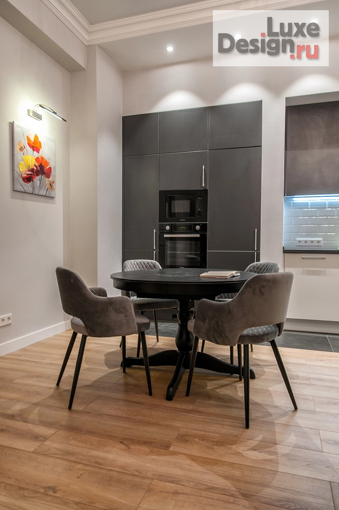 Дизайн интерьера четырехкомнатной квартиры "Квартира в Санкт-Петербурге 125м" (фото 4)