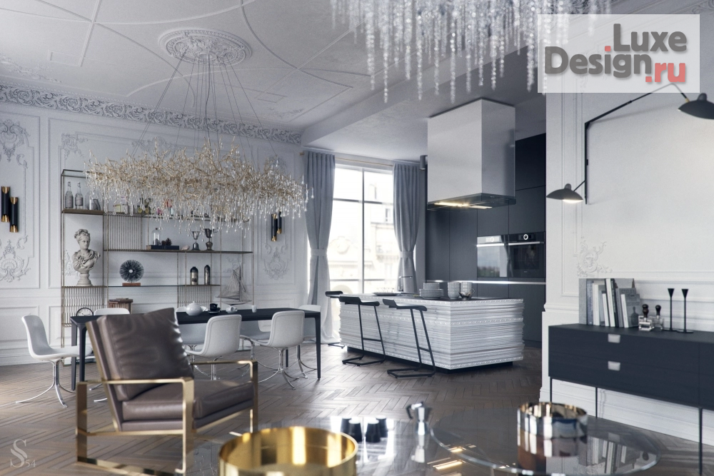 Дизайн интерьера квартиры "Квартира в Париже" (фото 6)