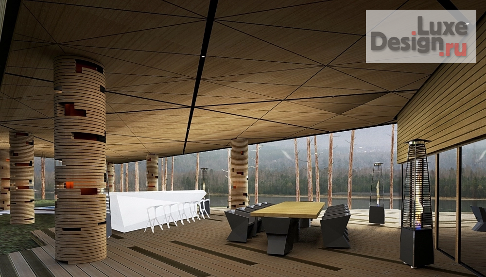 Частная архитектура "Частная резиденция "Сосны"" (фото 19)