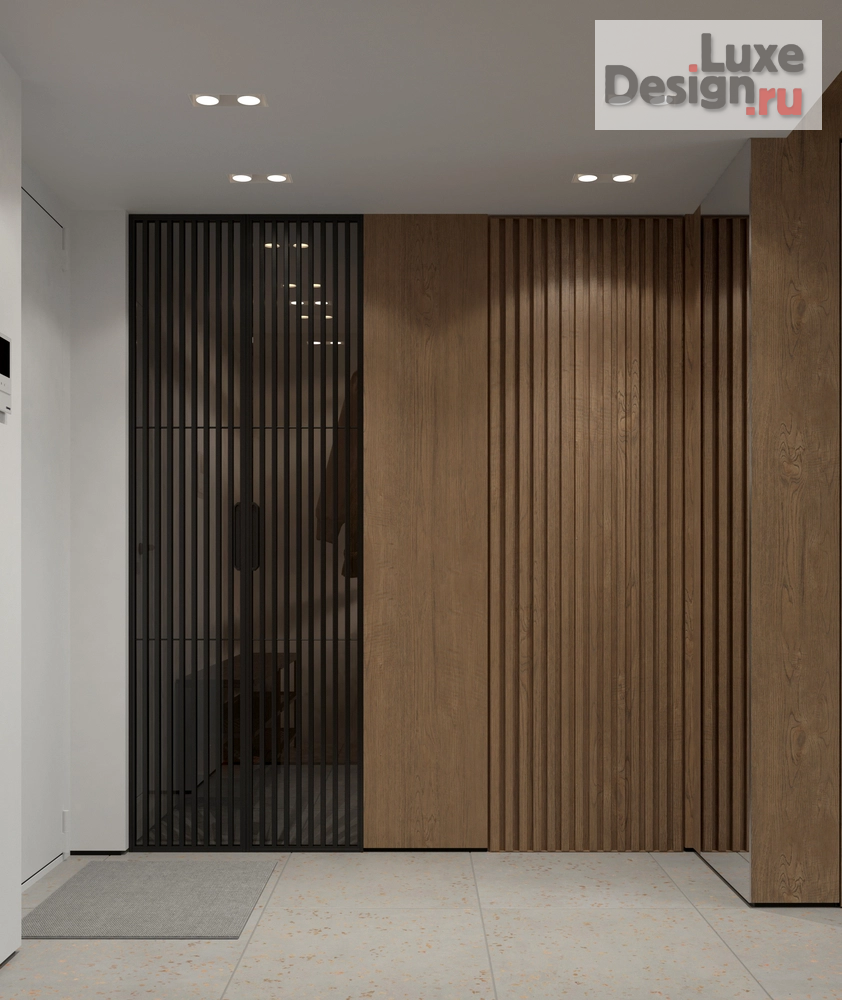 Дизайн интерьера трехкомнатной квартиры "Квартира с антресолью" (фото 2)