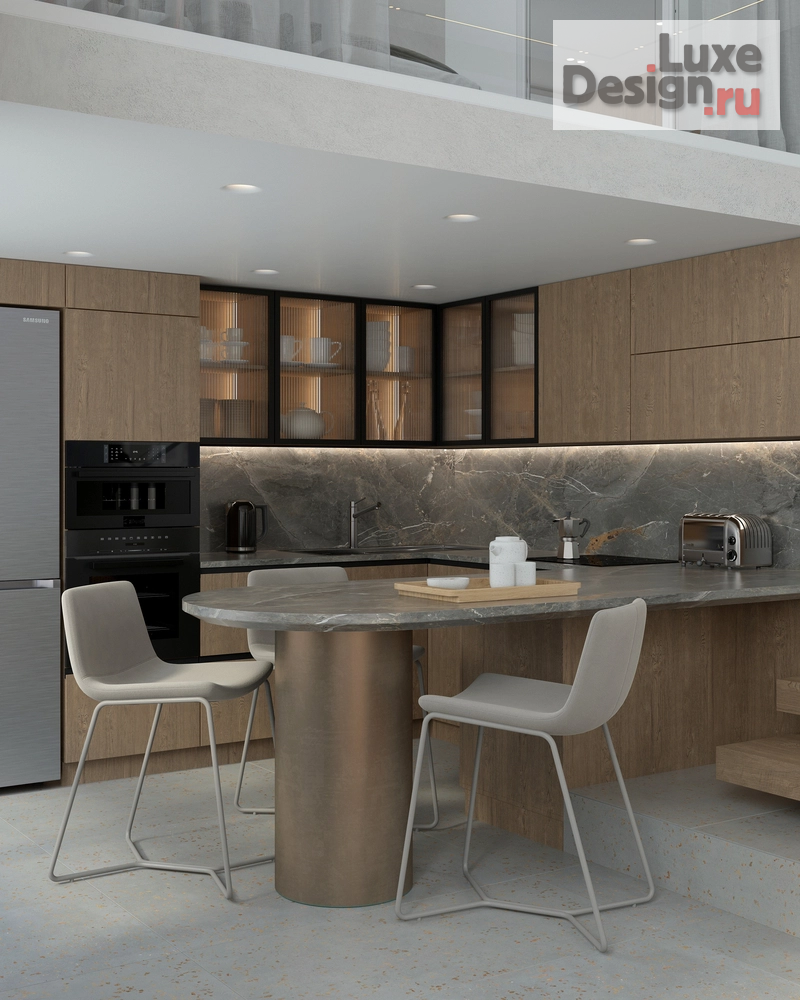 Дизайн интерьера трехкомнатной квартиры "Квартира с антресолью" (фото 6)