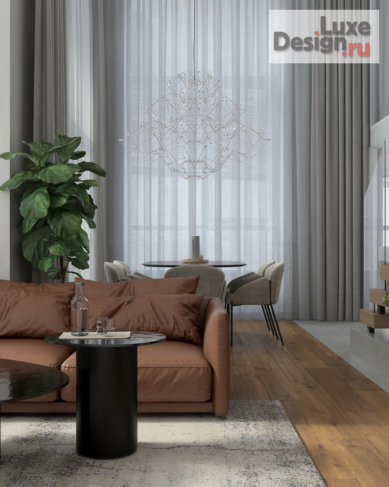 Дизайн интерьера трехкомнатной квартиры "Квартира с антресолью" (фото 11)