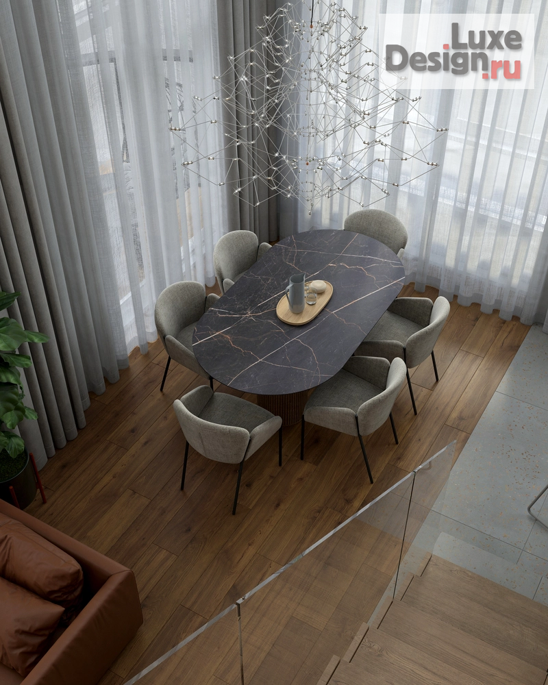 Дизайн интерьера трехкомнатной квартиры "Квартира с антресолью" (фото 13)