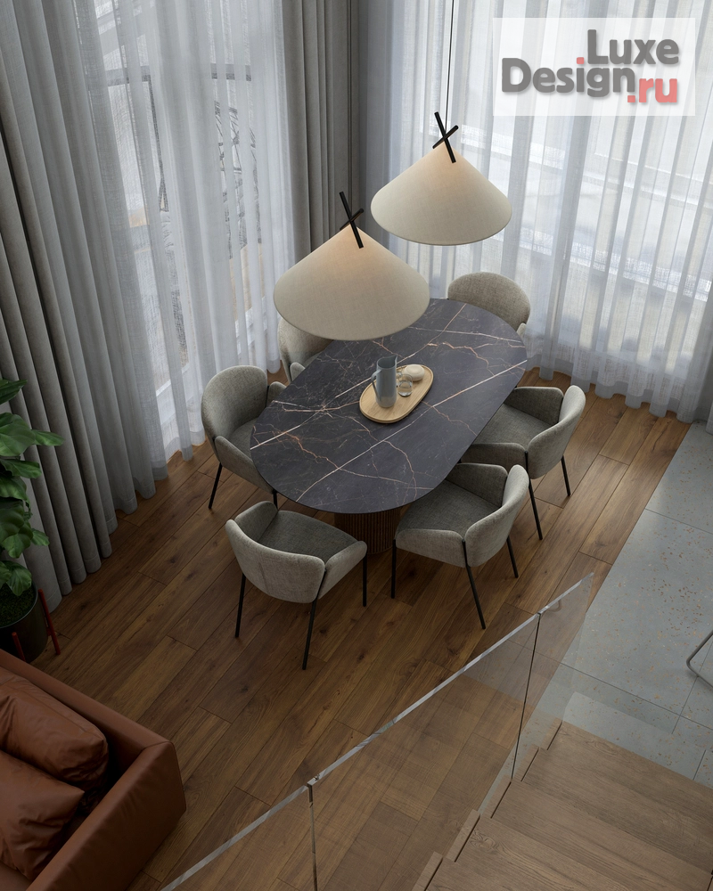 Дизайн интерьера трехкомнатной квартиры "Квартира с антресолью" (фото 14)