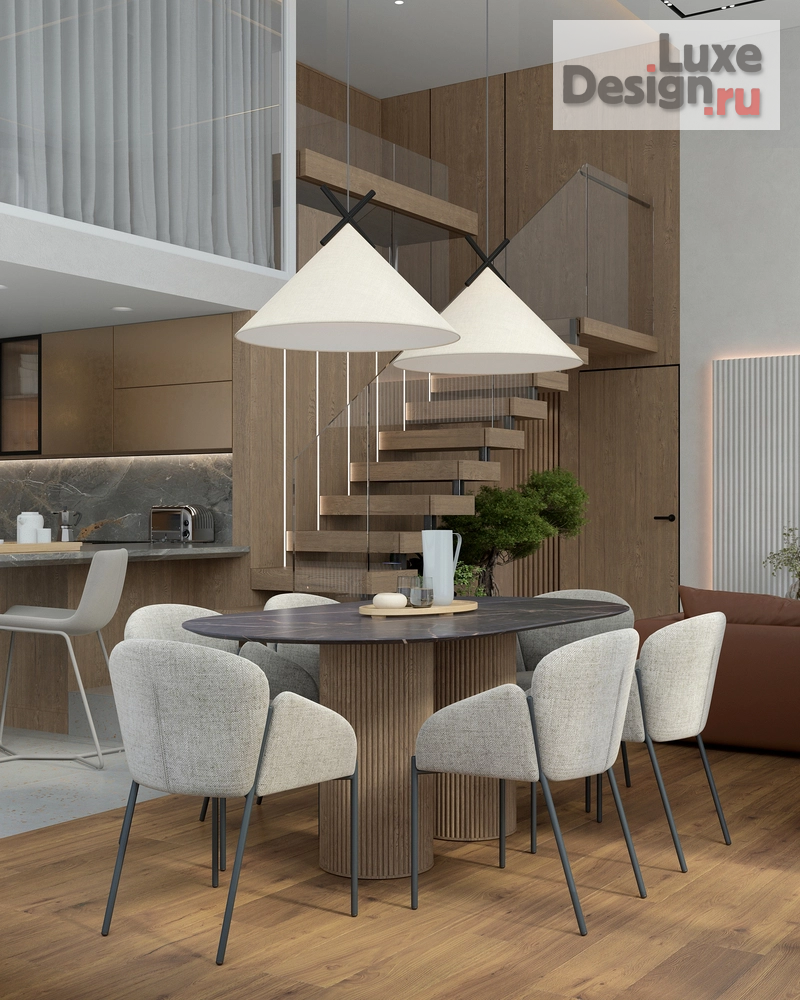 Дизайн интерьера трехкомнатной квартиры "Квартира с антресолью" (фото 17)