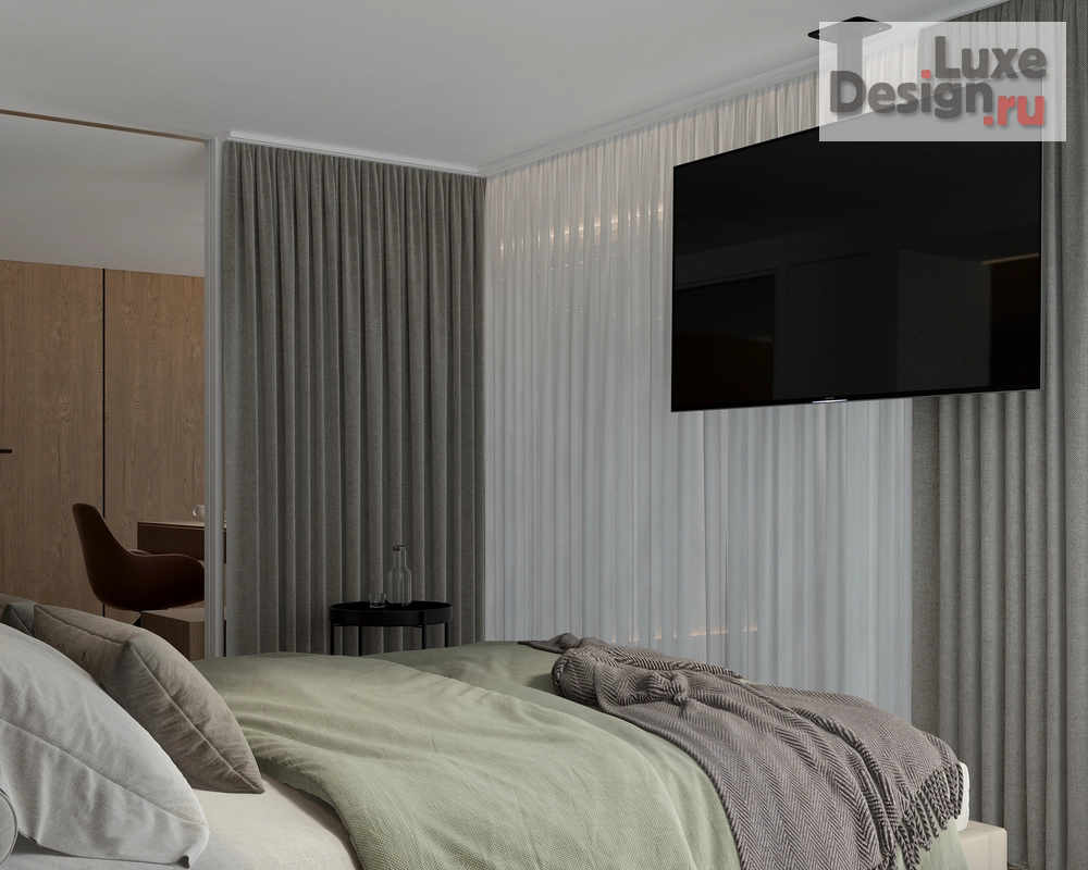 Дизайн интерьера трехкомнатной квартиры "Квартира с антресолью" (фото 24)