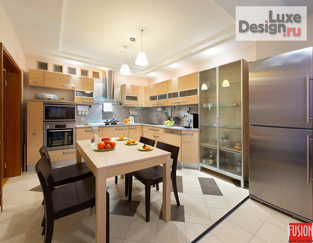 Дизайн интерьера загородного дома "Лучшие гостиные и кухни - гостиные из наших реализованных проектов" (фото 24)