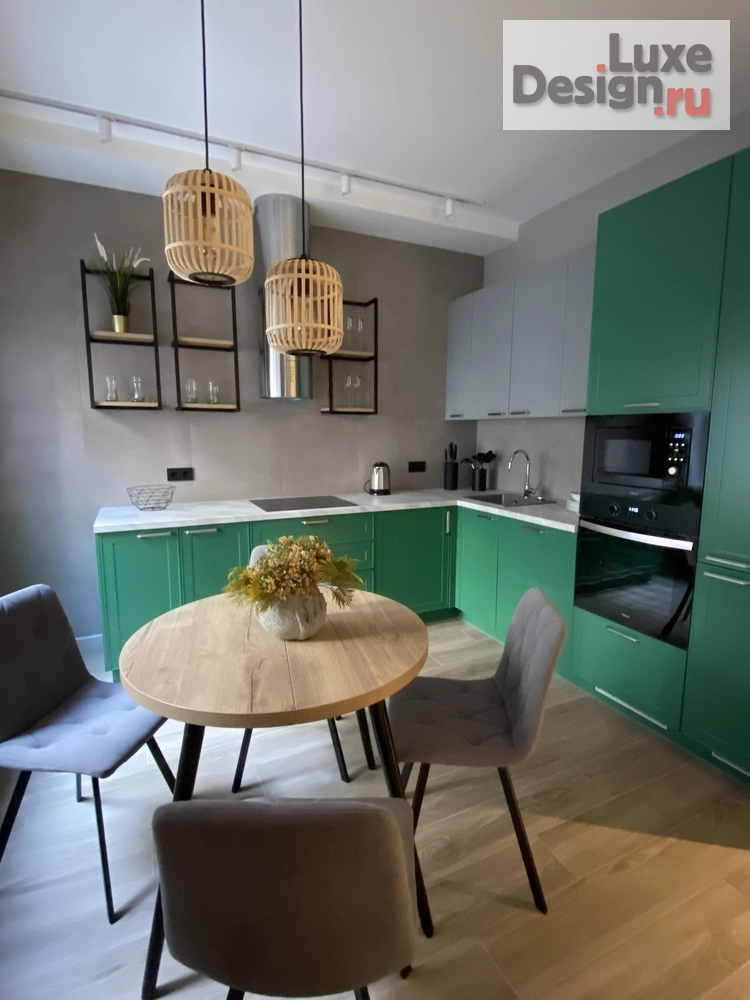 Дизайн интерьера загородного дома "Лучшие гостиные и кухни - гостиные из наших реализованных проектов" (фото 4)