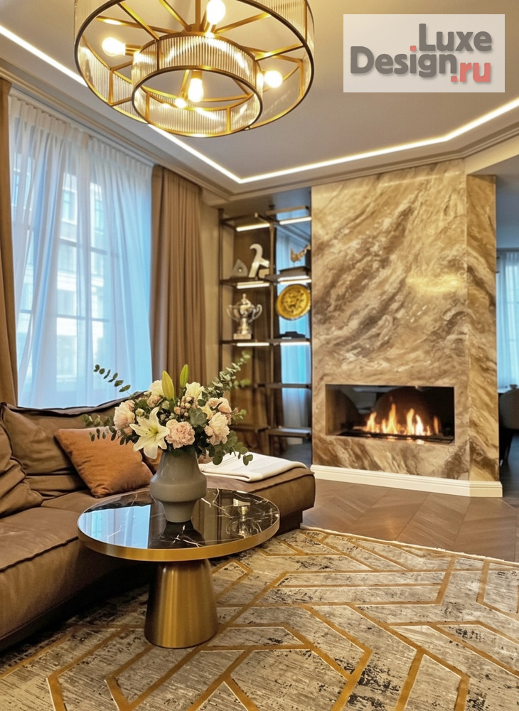 Дизайн интерьера квартиры "Неоклассика и высокие технологии" (фото 1)