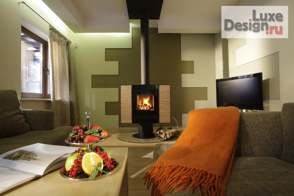 Дизайн интерьера загородного дома "Лучшие гостиные и кухни - гостиные из наших реализованных проектов" (фото 10)