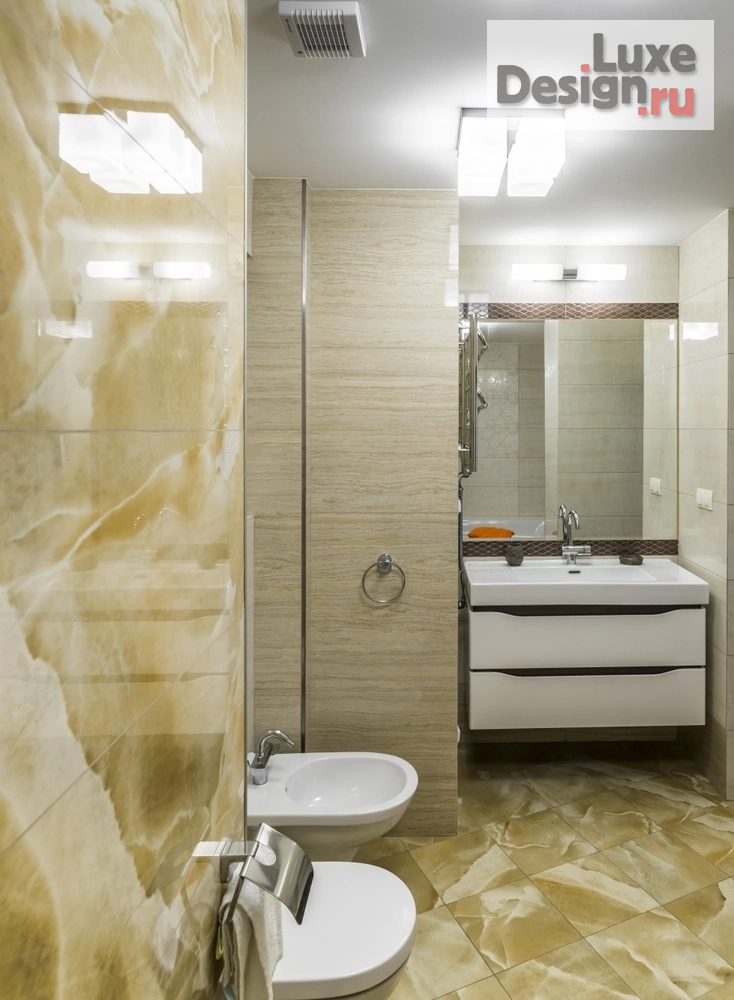 Дизайн интерьера квартиры "Лучшие ванные комнаты и санузлы из наших реализованных проектов" (фото 12)