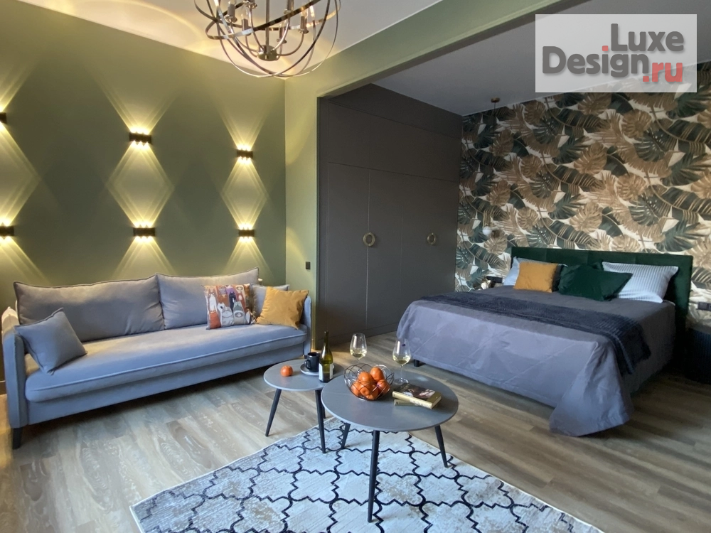 Дизайн интерьера загородного дома "Лучшие гостиные и кухни - гостиные из наших реализованных проектов" (фото 11)