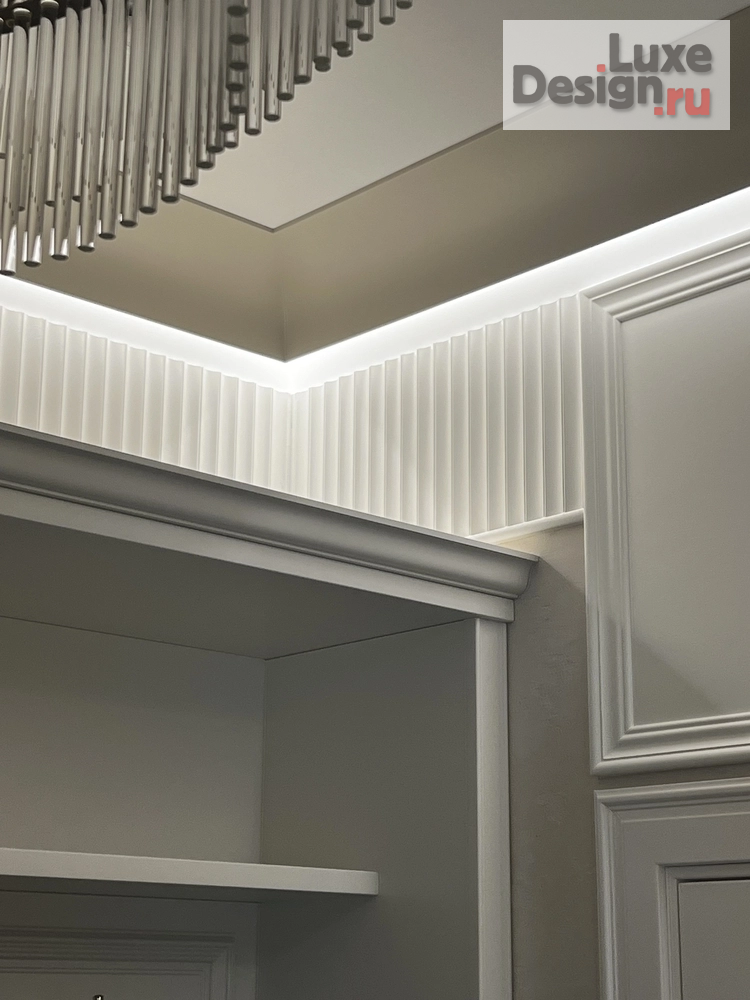 Дизайн интерьера квартиры "Неоклассика и высокие технологии" (фото 13)