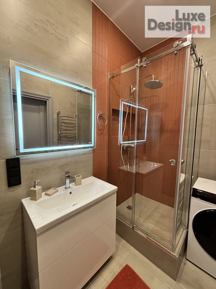 Дизайн интерьера квартиры "Лучшие ванные комнаты и санузлы из наших реализованных проектов" (фото 9)