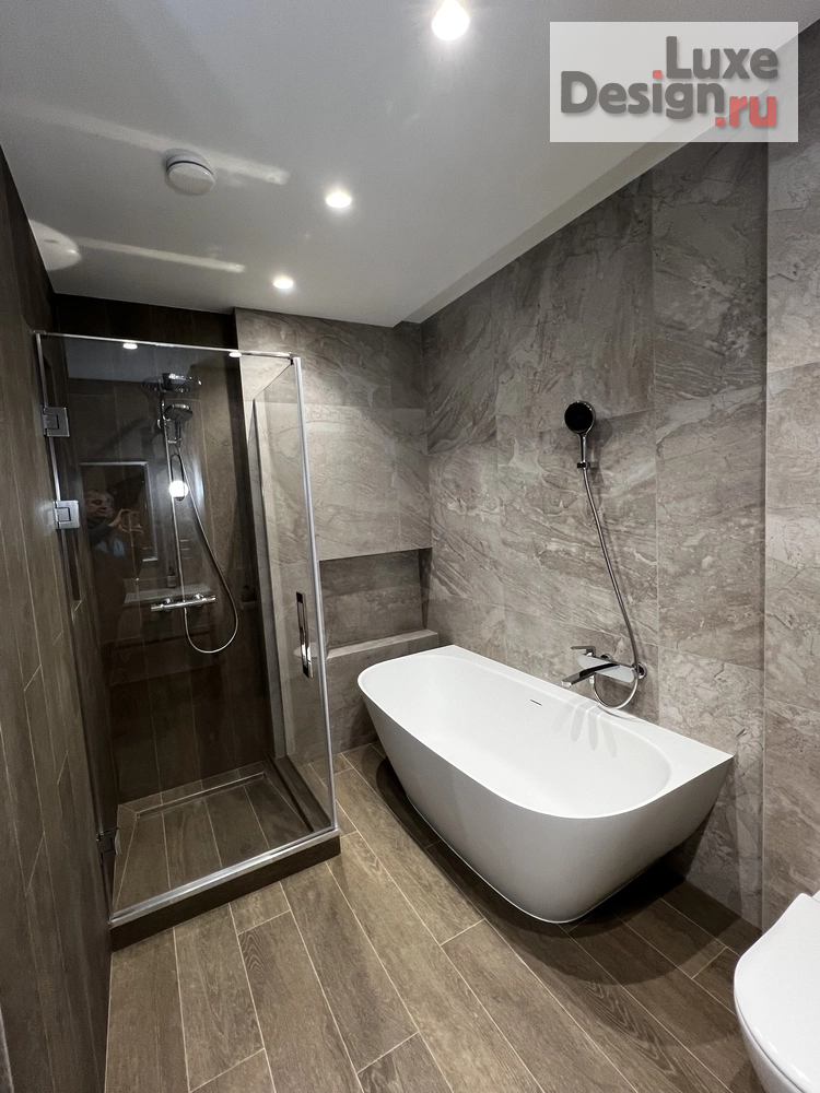 Дизайн интерьера квартиры "Лучшие ванные комнаты и санузлы из наших реализованных проектов" (фото 1)