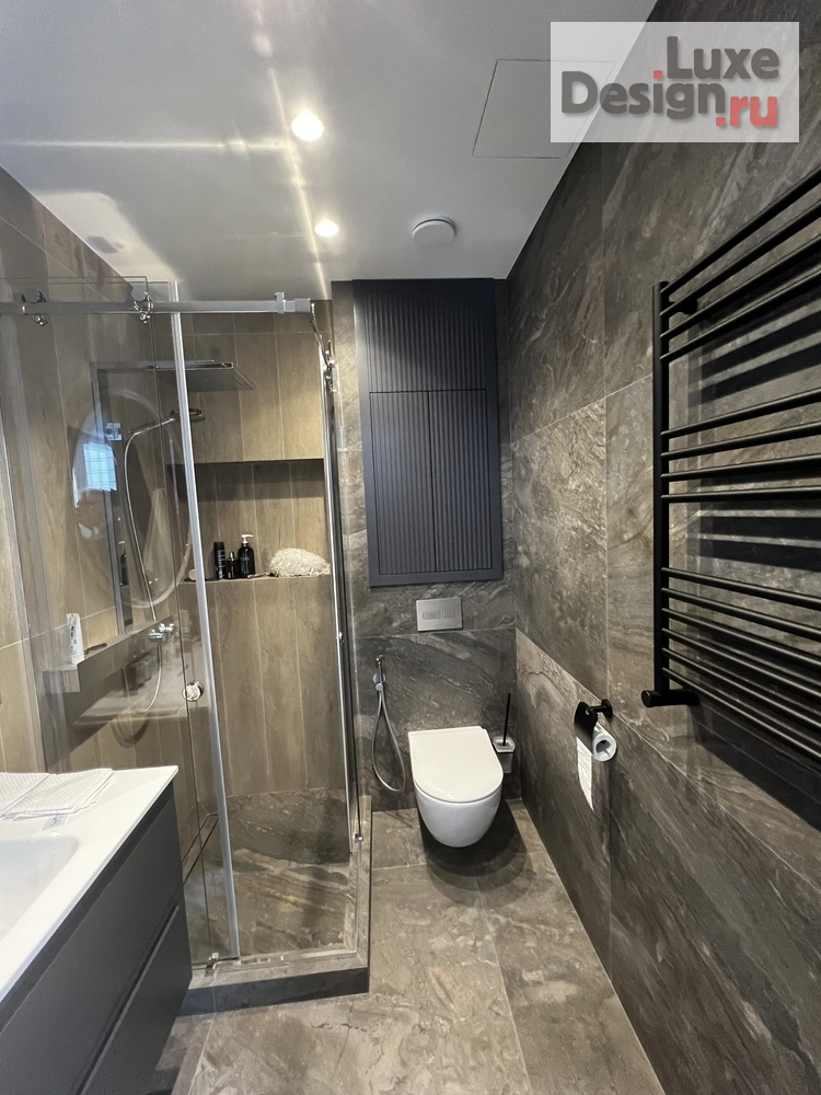 Дизайн интерьера квартиры "Лучшие ванные комнаты и санузлы из наших реализованных проектов" (фото 13)