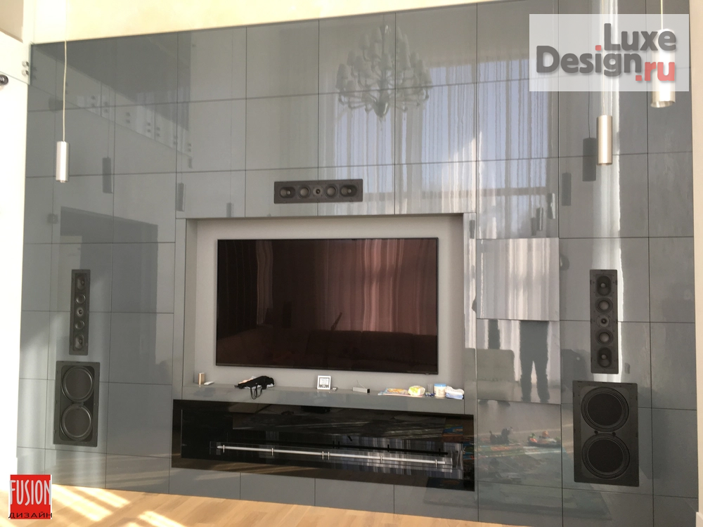 Дизайн интерьера загородного дома "Лучшие гостиные и кухни - гостиные из наших реализованных проектов" (фото 30)