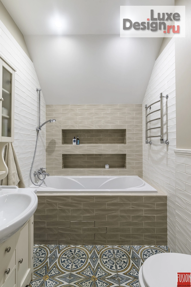 Дизайн интерьера квартиры "Лучшие ванные комнаты и санузлы из наших реализованных проектов" (фото 14)
