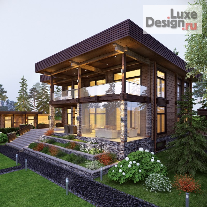 Дизайн интерьера коттеджа "Проект частного дома 450 кв.м." (фото 2)