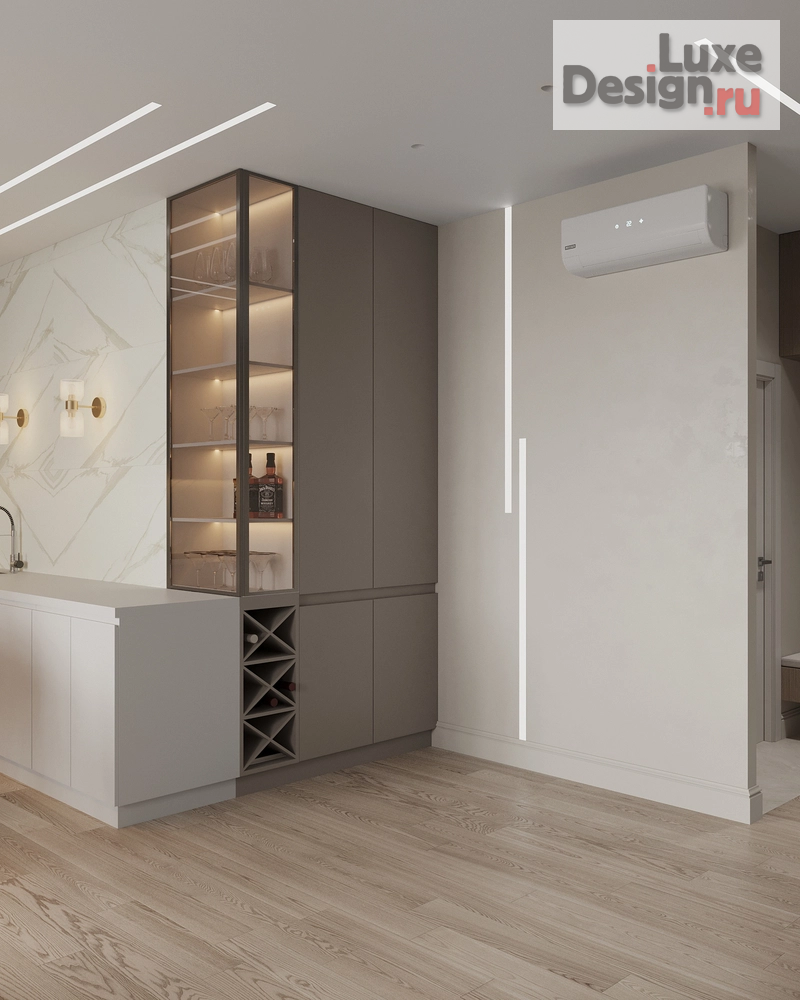 Дизайн интерьера четырехкомнатной квартиры "Дизайн 4-х комнатной квартиры в ЖК Цивилизация, 106 кв.м" (фото 10)