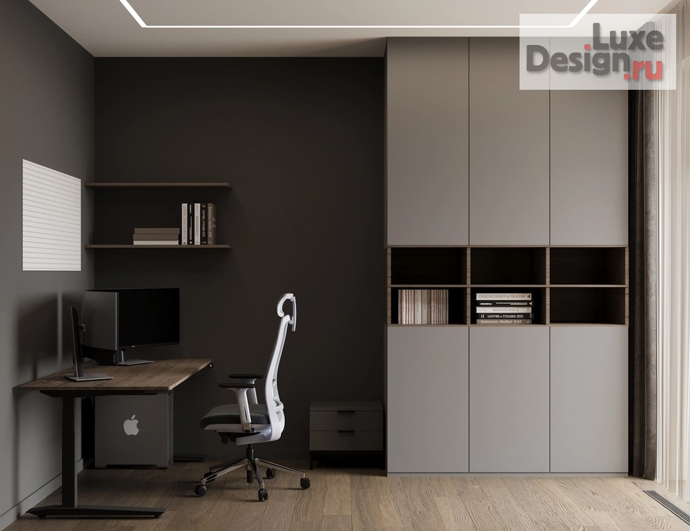 Дизайн интерьера двухкомнатной квартиры "Дизайн 2-комнатной квартиры в ЖК Лермонтовский 54" (фото 14)