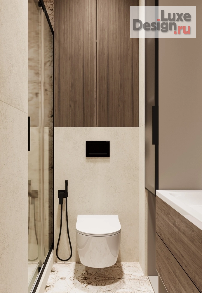 Дизайн интерьера четырехкомнатной квартиры "Дизайн 4-х комнатной квартиры в ЖК STATUS" (фото 28)