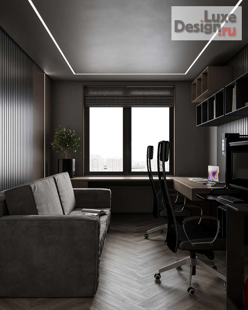 Дизайн интерьера двухкомнатной квартиры "Дизайн 2х-комнатной квартиры в ЖК Галактика PRO" (фото 27)