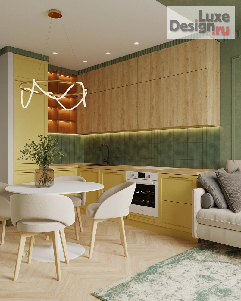 Дизайн интерьера трехкомнатной квартиры "ЖК Приморский Квартал" (фото 11)