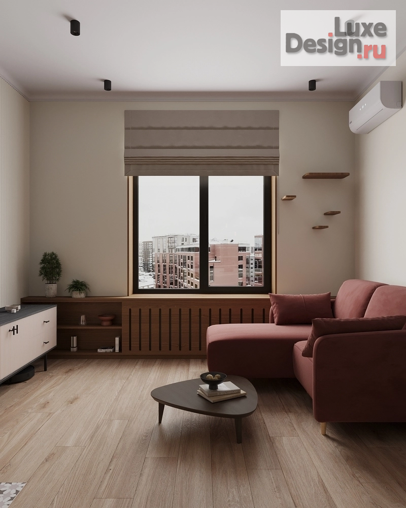 Дизайн интерьера трехкомнатной квартиры "Дизайн квартиры в ЖК Белый Остров" (фото 11)