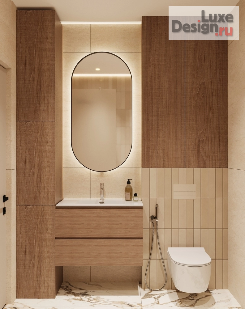 Дизайн интерьера трехкомнатной квартиры "Дизайн 3-комнатной квартиры в ЖК «Нахимова»" (фото 24)