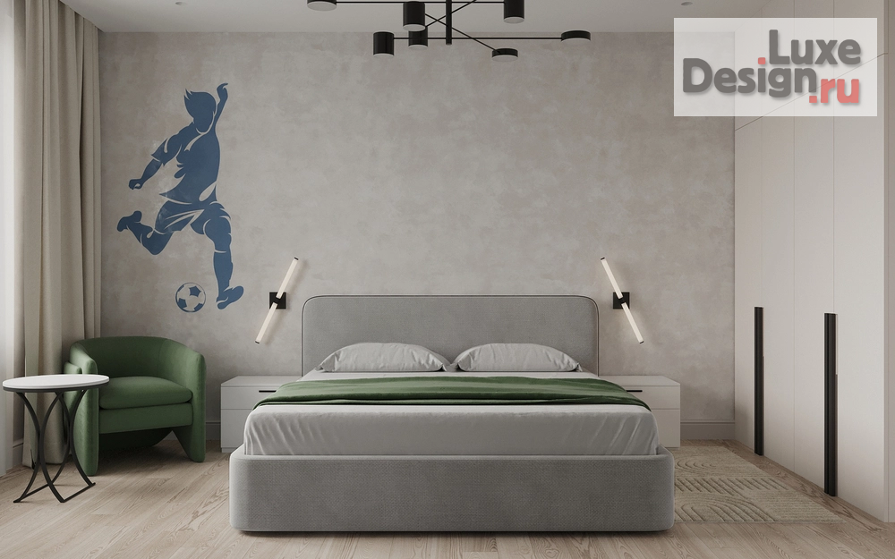 Дизайн интерьера четырехкомнатной квартиры "Дизайн 4-х комнатной квартиры в ЖК Цивилизация, 106 кв.м" (фото 13)