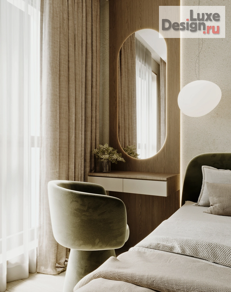 Дизайн интерьера однокомнатной квартиры "Дизайн 1-комнатной квартиры в ЖК «Шкиперский 19»" (фото 13)