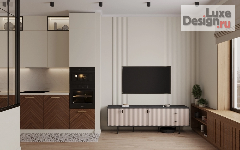 Дизайн интерьера трехкомнатной квартиры "Дизайн квартиры в ЖК Белый Остров" (фото 13)