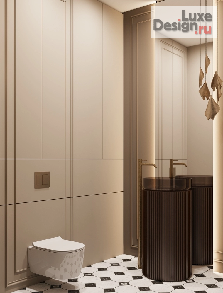 Дизайн интерьера трехкомнатной квартиры "Дизайн 3-комнатной квартиры в клубном доме Futurist" (фото 21)