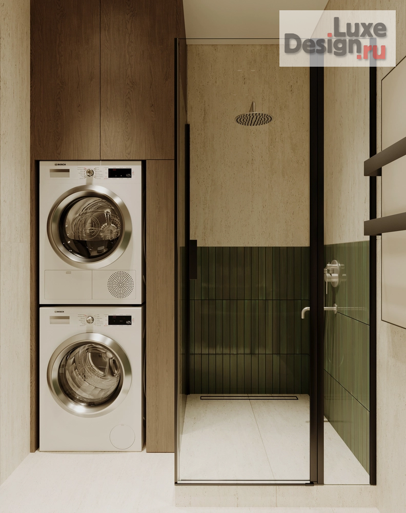 Дизайн интерьера однокомнатной квартиры "Дизайн 1-комнатной квартиры в ЖК «Шкиперский 19»" (фото 16)