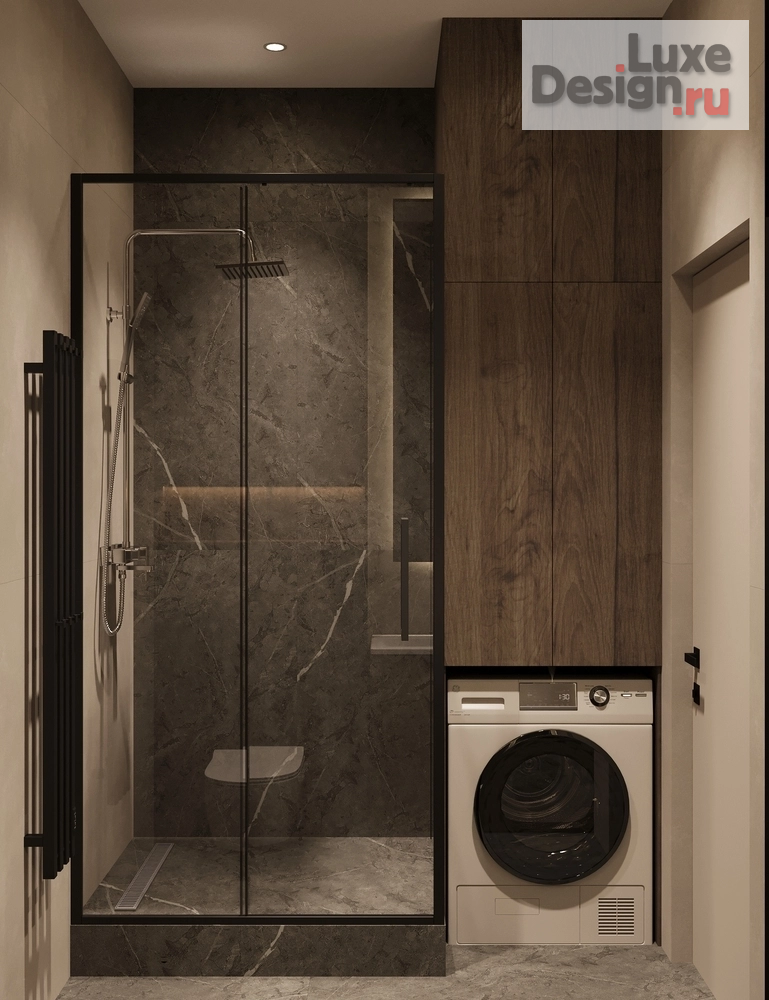 Дизайн интерьера двухкомнатной квартиры "Дизайн 2-комнатной квартиры в ЖК Лермонтовский 54" (фото 18)