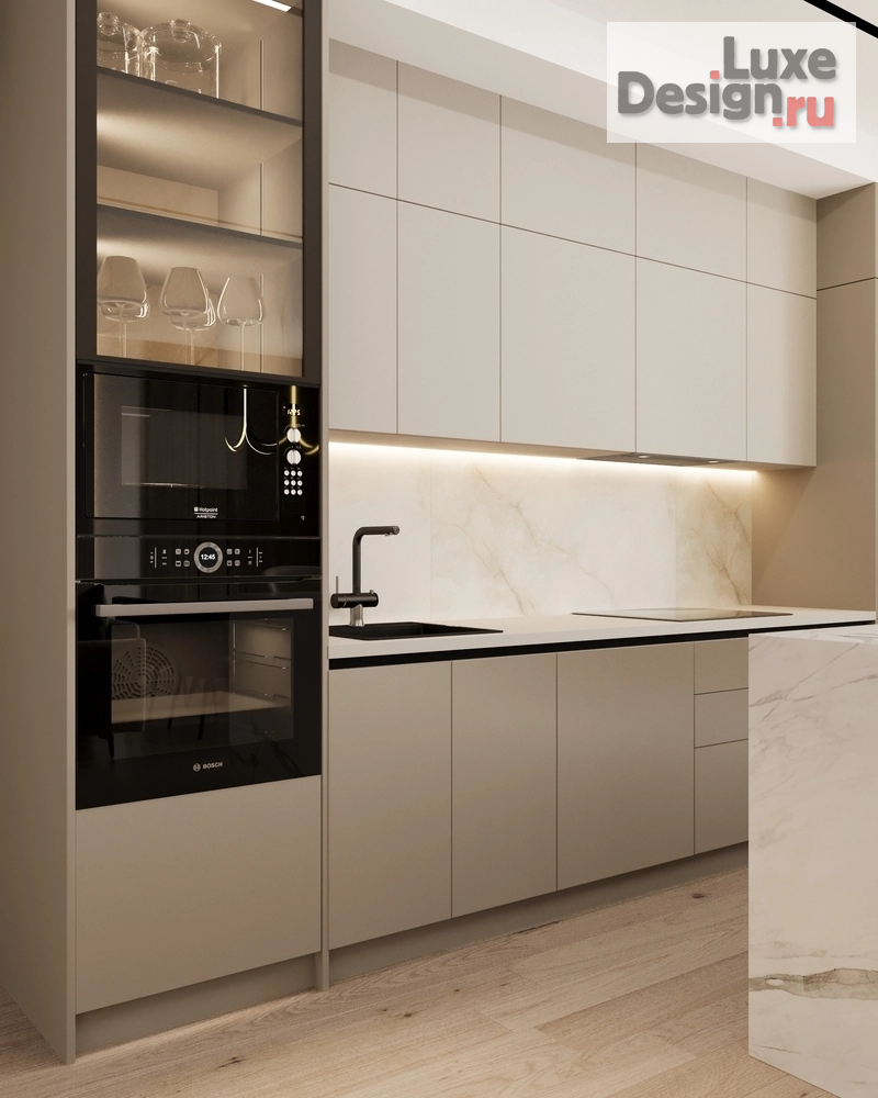 Дизайн интерьера четырехкомнатной квартиры "Дизайн 4-х комнатной квартиры в ЖК STATUS" (фото 16)