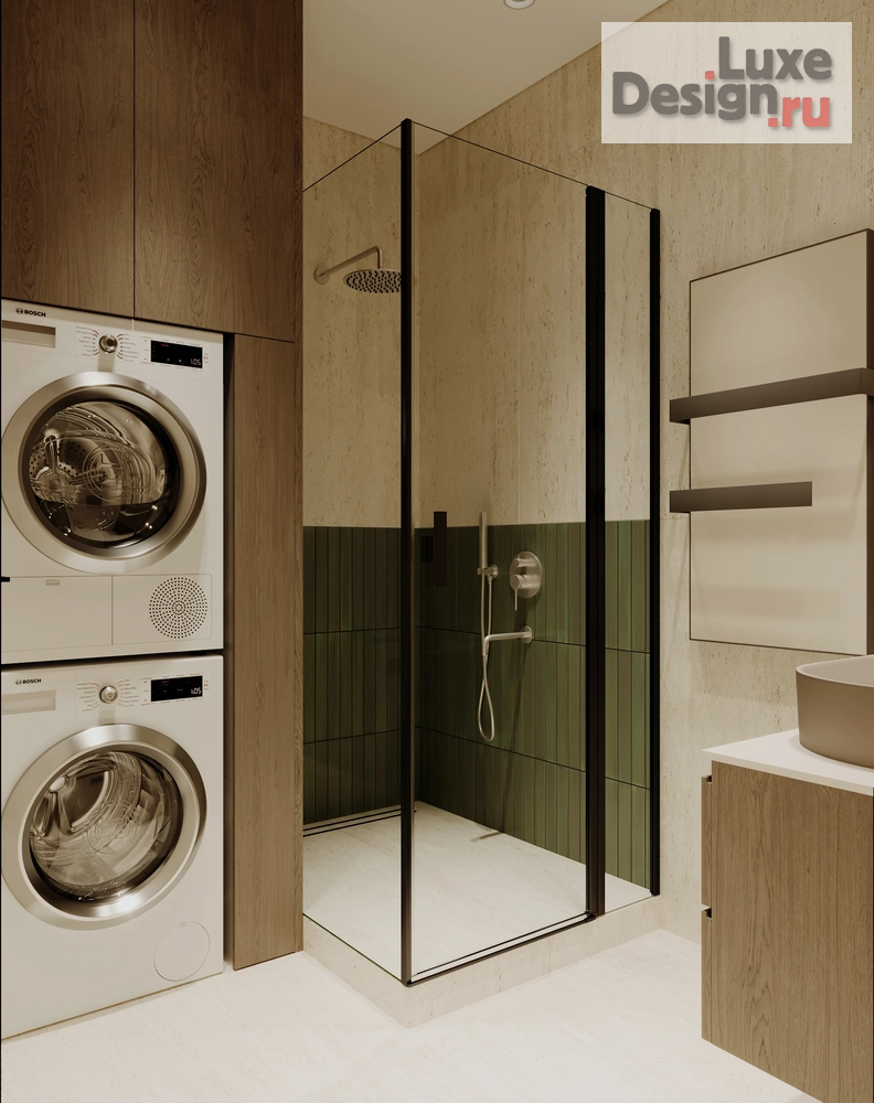 Дизайн интерьера однокомнатной квартиры "Дизайн 1-комнатной квартиры в ЖК «Шкиперский 19»" (фото 18)