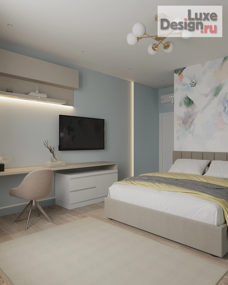 Дизайн интерьера четырехкомнатной квартиры "Дизайн 4-х комнатной квартиры в ЖК Цивилизация, 106 кв.м" (фото 20)