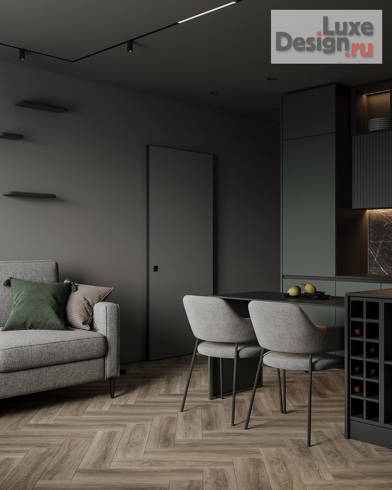 Дизайн интерьера двухкомнатной квартиры "Дизайн 2х-комнатной квартиры в ЖК Галактика PRO" (фото 17)